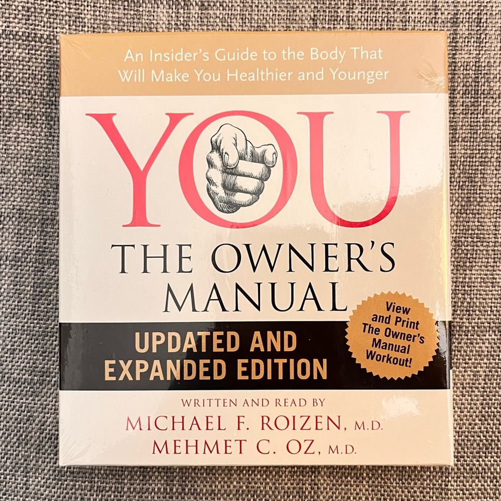 YOU The Owner's Manual Abridged Audio CD New Factory Sealed By  Dr Oz/M F Roizen